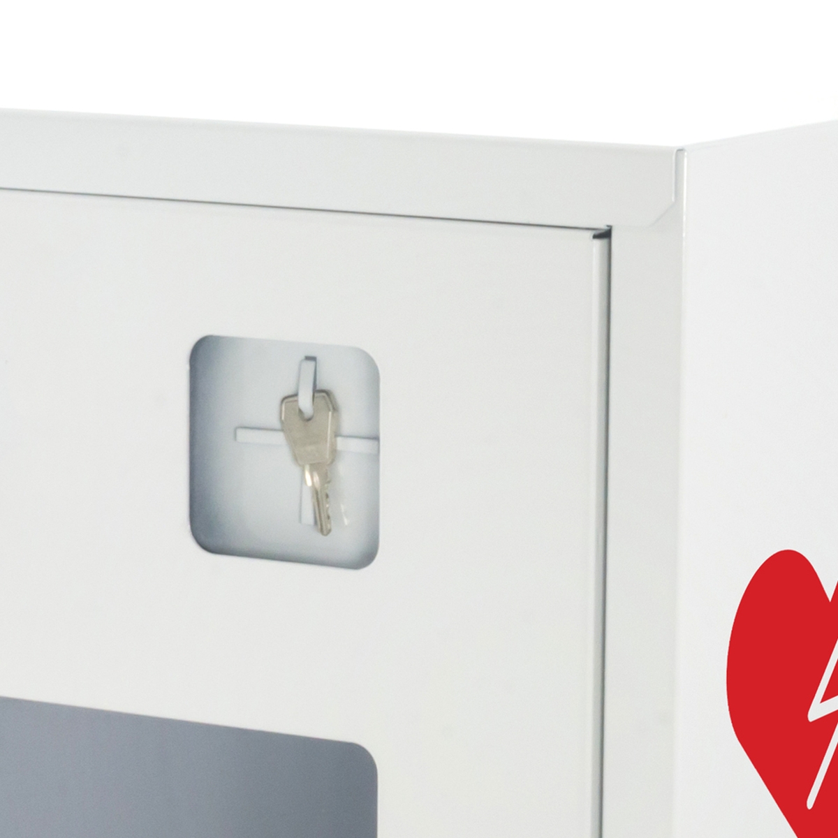 Szafka ASB na defibrylator AED Audio Key-lock White, Red (ASB1011) - obrazek 5